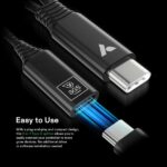 Vivosun USB-C Splitter for GrowHub Controller -1 Male to 2 Female 3