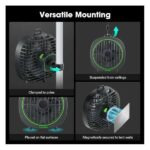 Vivosun Aerowave D4 4" Clip Fan 2